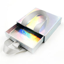 Load image into Gallery viewer, Hot sale ribbon portable square eyelash packaging box
