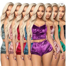 Load image into Gallery viewer, Hot selling sexy V-neck slim set
