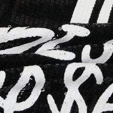 Load image into Gallery viewer, Sexy Lettering Sequin Pack Hip Dress（AY1747）
