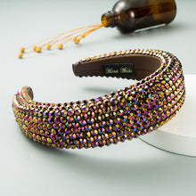 Load image into Gallery viewer, Hot selling flash diamond broad brim headband
