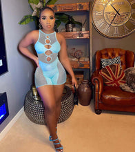 Load image into Gallery viewer, Sexy mesh milk silk stitching jumpsuit（AY1882）

