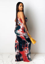 Load image into Gallery viewer, Colorful tie-dye loose dress AY1048
