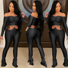 Load image into Gallery viewer, Sexy strappy one-shoulder top and pants AY1218
