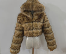 Load image into Gallery viewer, Faux Fur Jacket Faux Fox Fur Long Sleeve(AY1358)
