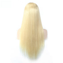 Load image into Gallery viewer, 613 Human hair 4*4 front lace straight hair wigs（AH5027）
