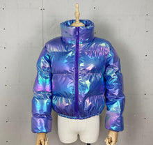 Load image into Gallery viewer, Solid color mirror zipper jacket（AY1491）

