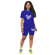 Load image into Gallery viewer, PINK sports shorts suit AY1040
