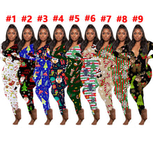 Load image into Gallery viewer, Christmas print jumpsuit
