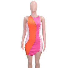 Load image into Gallery viewer, Beaded Sleeveless Irregular Dress（AY2212）
