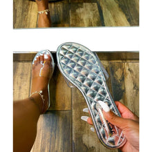 Load image into Gallery viewer, Transparent solid color sandals HPSD083
