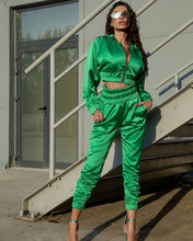 Load image into Gallery viewer, Zipper fashion sports two-piece suit（AY1576）
