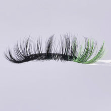 Load image into Gallery viewer, Glitter pink colored false eyelashes moq 5 piece (AH5063)
