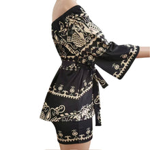 Load image into Gallery viewer, Fashion printed one-shoulder suit AY2674
