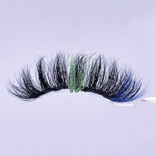 Load image into Gallery viewer, Glitter pink colored false eyelashes moq 5 piece (AH5063)
