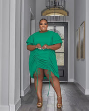 Load image into Gallery viewer, Plus Size Drawstring One Piece Set AY2707
