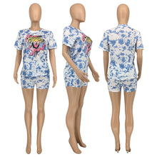 Load image into Gallery viewer, Fashion casual shorts short sleeve two piece set AY2127
