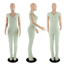 Load image into Gallery viewer, Fashion sleeveless pile pants jumpsuit AY2675
