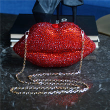 Load image into Gallery viewer, Water drill bag acrylic lip chain bag AB2080
