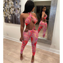 Load image into Gallery viewer, Trendy printed tube top trousers set AY2036

