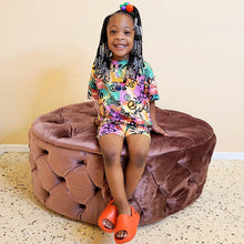 Load image into Gallery viewer, Girls&#39; fashion printed casual loose set AY2149
