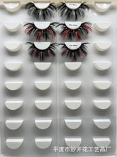 Load image into Gallery viewer, Glitter pink colored false eyelashes moq 5 piece (AH5063)
