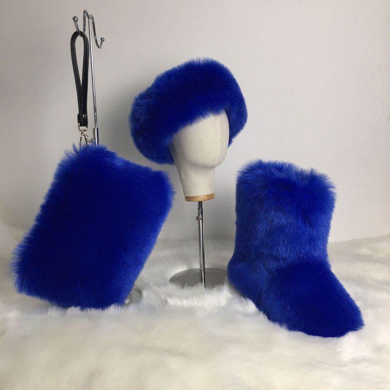 Hot selling fur set come(Hat bag boots ) HPSD142