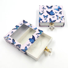 Load image into Gallery viewer, Hot sale butterfly printing false eyelashes packaging box
