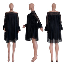 Load image into Gallery viewer, Sexy One-Line Neck Pineapple Sleeve Dress（AY2319）
