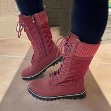 Load image into Gallery viewer, Snow boots mid-tube flat-heel round Martin boots（HPSD168)
