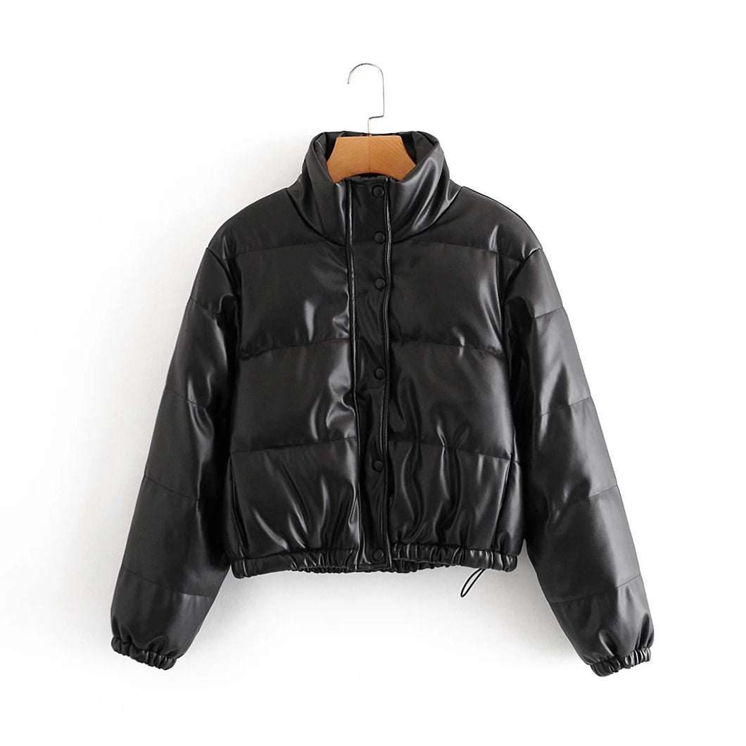 Imitation lint cotton jacket (AY1615)