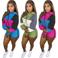 Load image into Gallery viewer, Fashion splicing two-piece set（AY2551）
