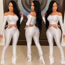 Load image into Gallery viewer, Sexy strappy one-shoulder top and pants AY1218
