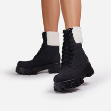 Load image into Gallery viewer, Fashion lace-up plush Martin boots（HPSD159）
