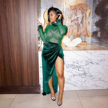 Load image into Gallery viewer, Fashionable mesh stitching dress（AY1625）
