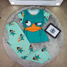 Load image into Gallery viewer, Cartoon printed short-sleeved two-piece suit（AY1571）
