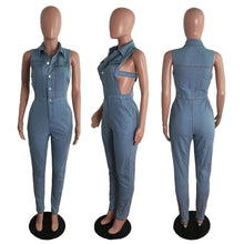 Load image into Gallery viewer, Fashion denim women&#39;s Jumpsuit AY1905
