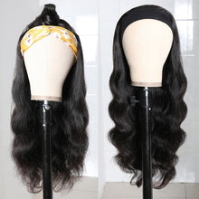 Load image into Gallery viewer, Human Hair Headband Natural Color Body Wave Wigs（AH5045）
