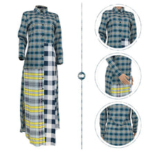 Load image into Gallery viewer, Fashion casual color plaid stitching jacket（AY1413）
