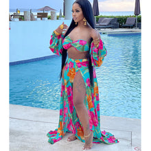 Load image into Gallery viewer, Sexy Lace Print Dress Suit（AY2206）
