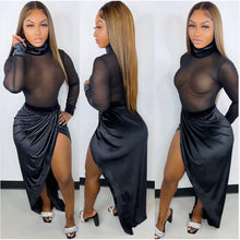 Load image into Gallery viewer, Fashionable mesh stitching dress（AY1625）
