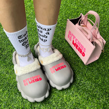 Load image into Gallery viewer, Woolly shoes Winter large size ladies woolly slippers set( HPSD250)
