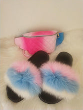 Load image into Gallery viewer, Waist side bag and slippers set
