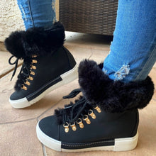 Load image into Gallery viewer, Short-tube long-haired plus fleece Martin boots（HPSD162）
