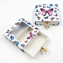 Load image into Gallery viewer, Hot sale butterfly printing false eyelashes packaging box
