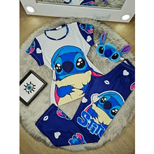 Load image into Gallery viewer, Cartoon printed short-sleeved two-piece suit（AY1571）
