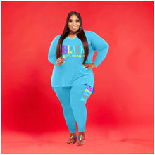 Load image into Gallery viewer, Fashion printing two-piece suit（AY1388）
