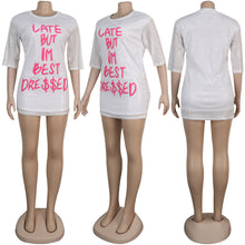 Load image into Gallery viewer, Sexy Lettering Sequin Pack Hip Dress（AY1747）
