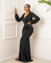 Load image into Gallery viewer, Sexy long-sleeved solid color dress（AY1236)
