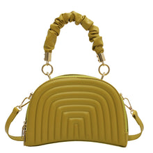 Load image into Gallery viewer, Fashionable pleated half round messenger bag（AB2066）
