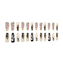 Load image into Gallery viewer, Halloween Flame Long Ballet Nails（AE4115）

